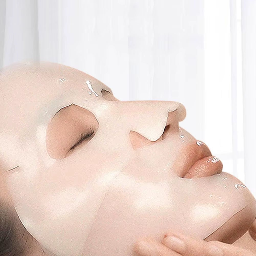 1Box /4Pcs Bio Collagen Face Mask Shrink Pores Deep Hydrating Overnight Mask Moisturizing Refreshing Brightening Face Skin Care